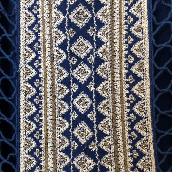 Free People Blue Embroidered Tunic - Picture 6 of 6